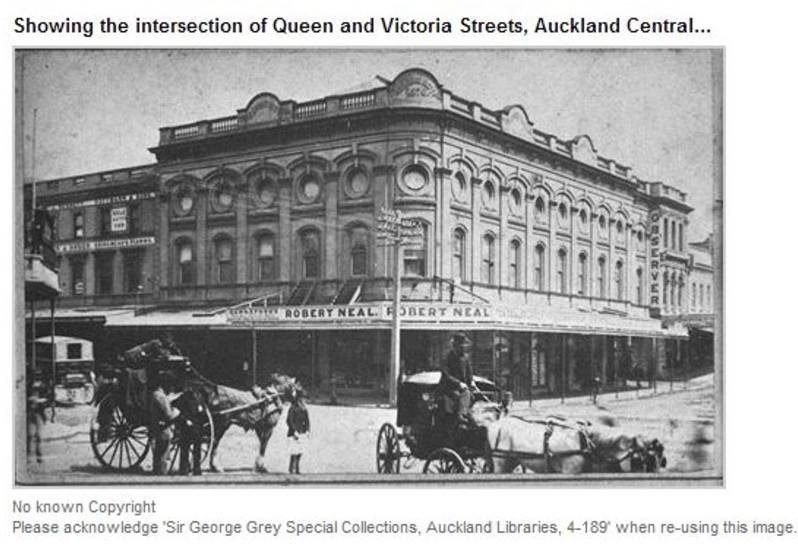 Theatre Royal, Auckland 1880s